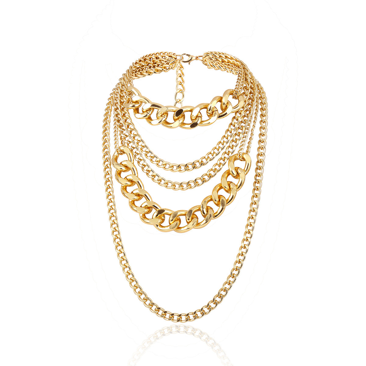 Chain Hollow-out Multilayer Necklace